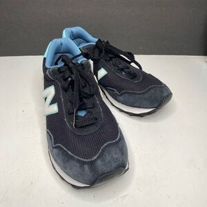 New Balance 515 V3 Womens Size 8 Shoes Black Blue Athletic Walking Sneakers